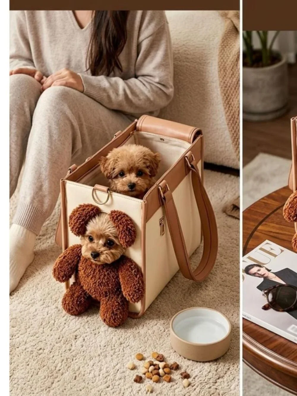 Teddy Bear Pet Carrier Bag, BRAND NEW - Small